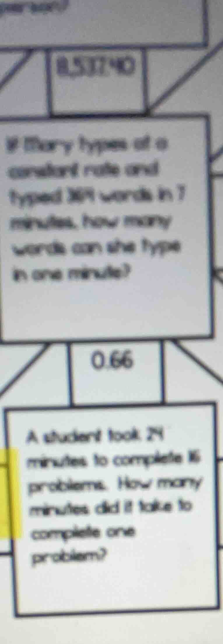 if mary types at a constant rate and typed 369 words in 7 minutes, how …