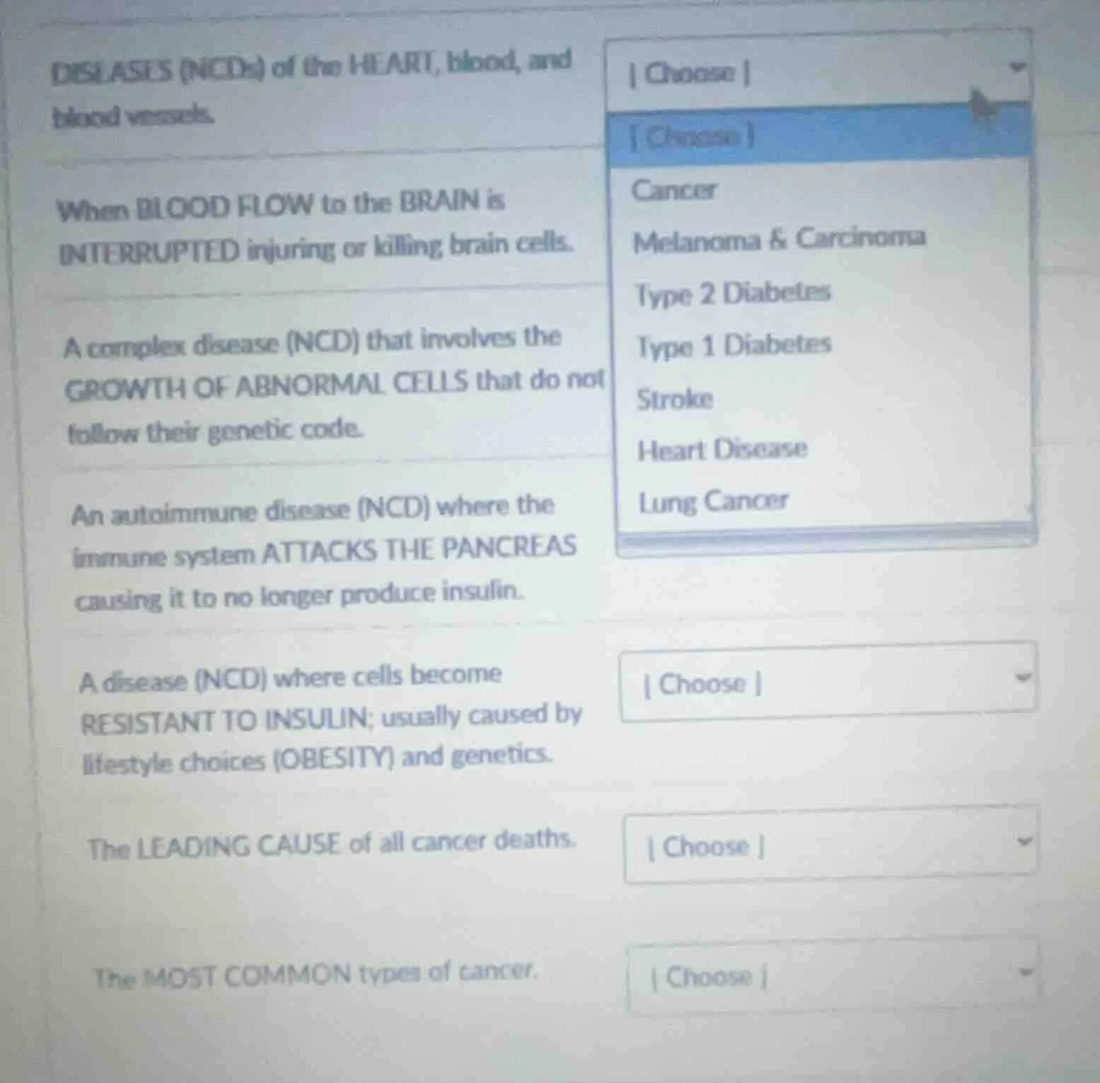 diseases (ncds) of the heart, blood, and blood vessels. when blood flow…
