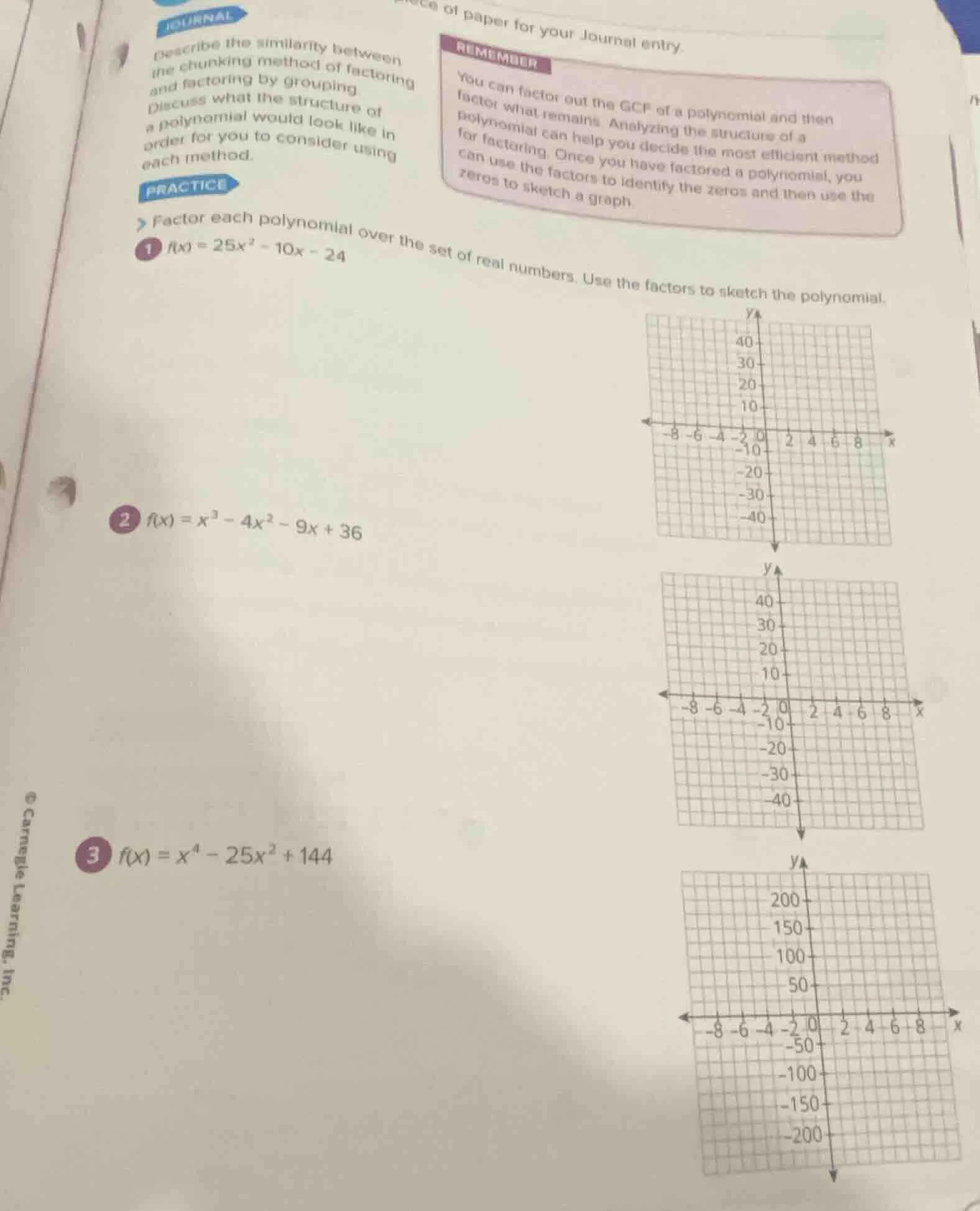 practice factor each polynomial over the set of real numbers. use the f…
