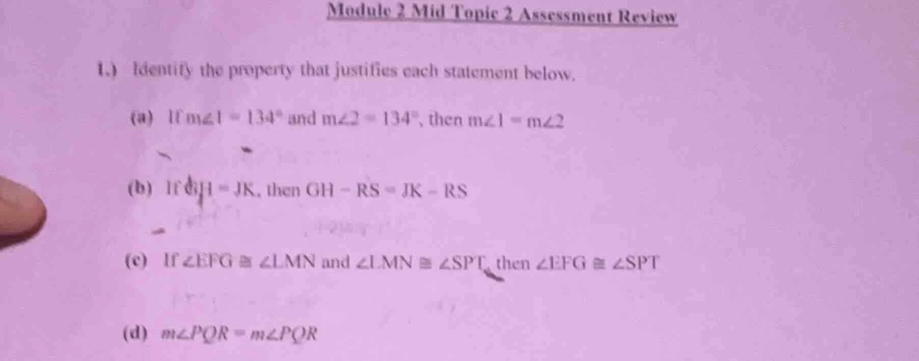 module 2 mid topic 2 assessment review 1.) identify the property that j…