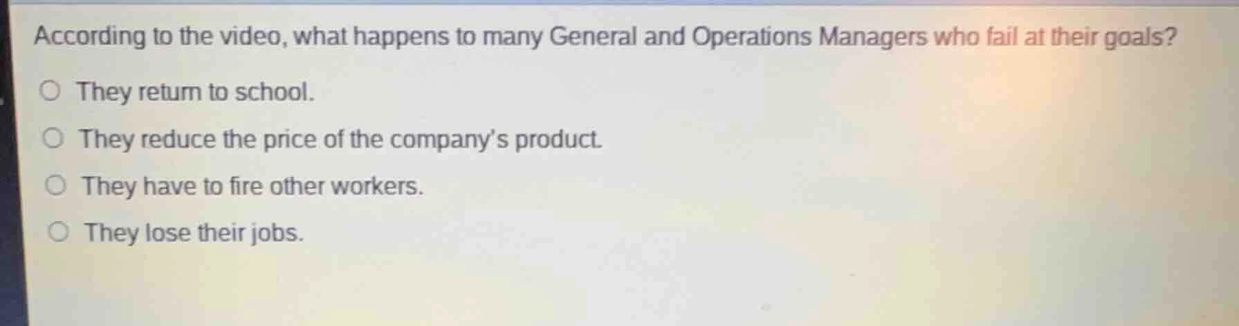 according to the video, what happens to many general and operations man…