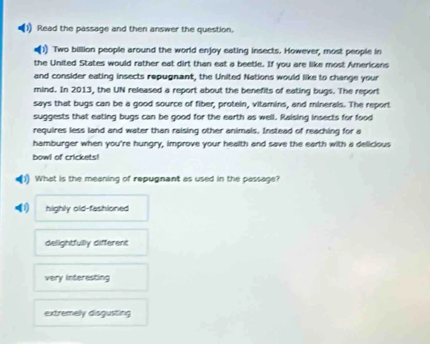 read the passage and then answer the question. two billion people aroun…