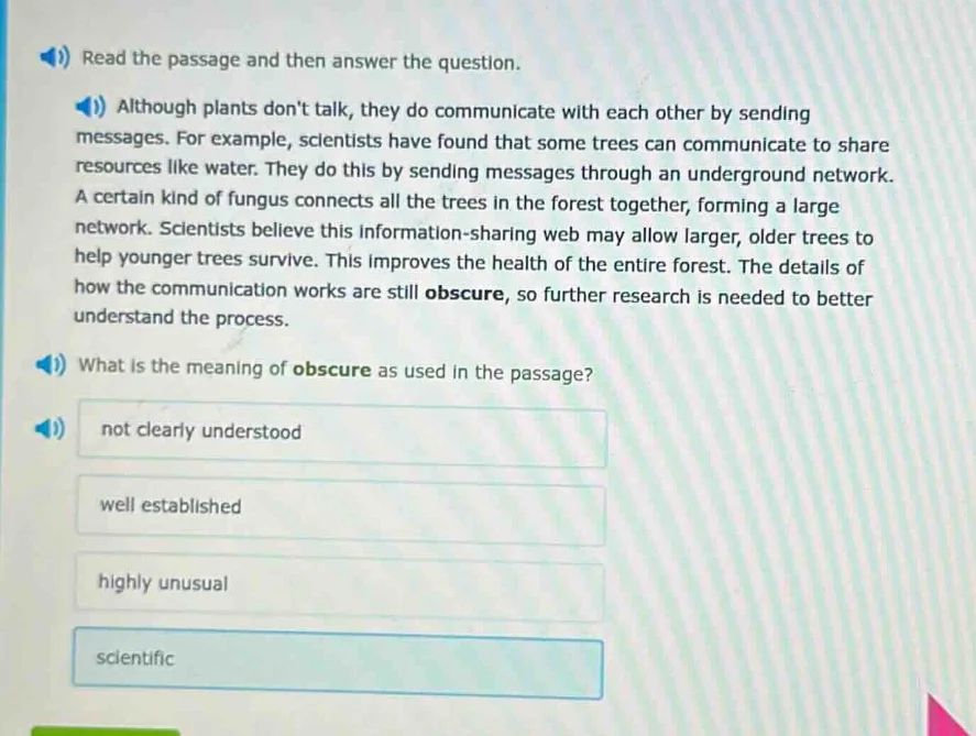 read the passage and then answer the question. although plants dont tal…