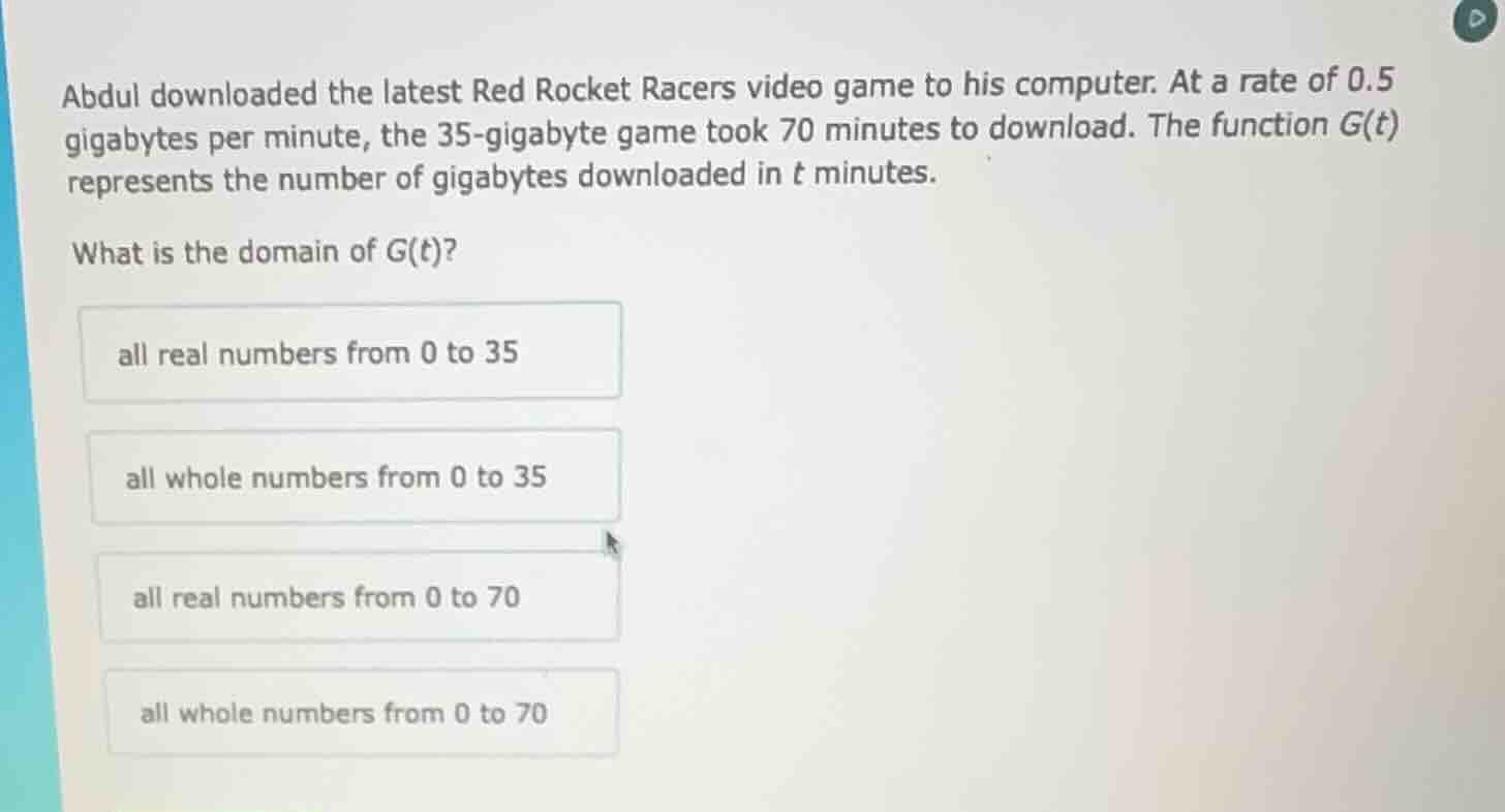 abdul downloaded the latest red rocket racers video game to his compute…