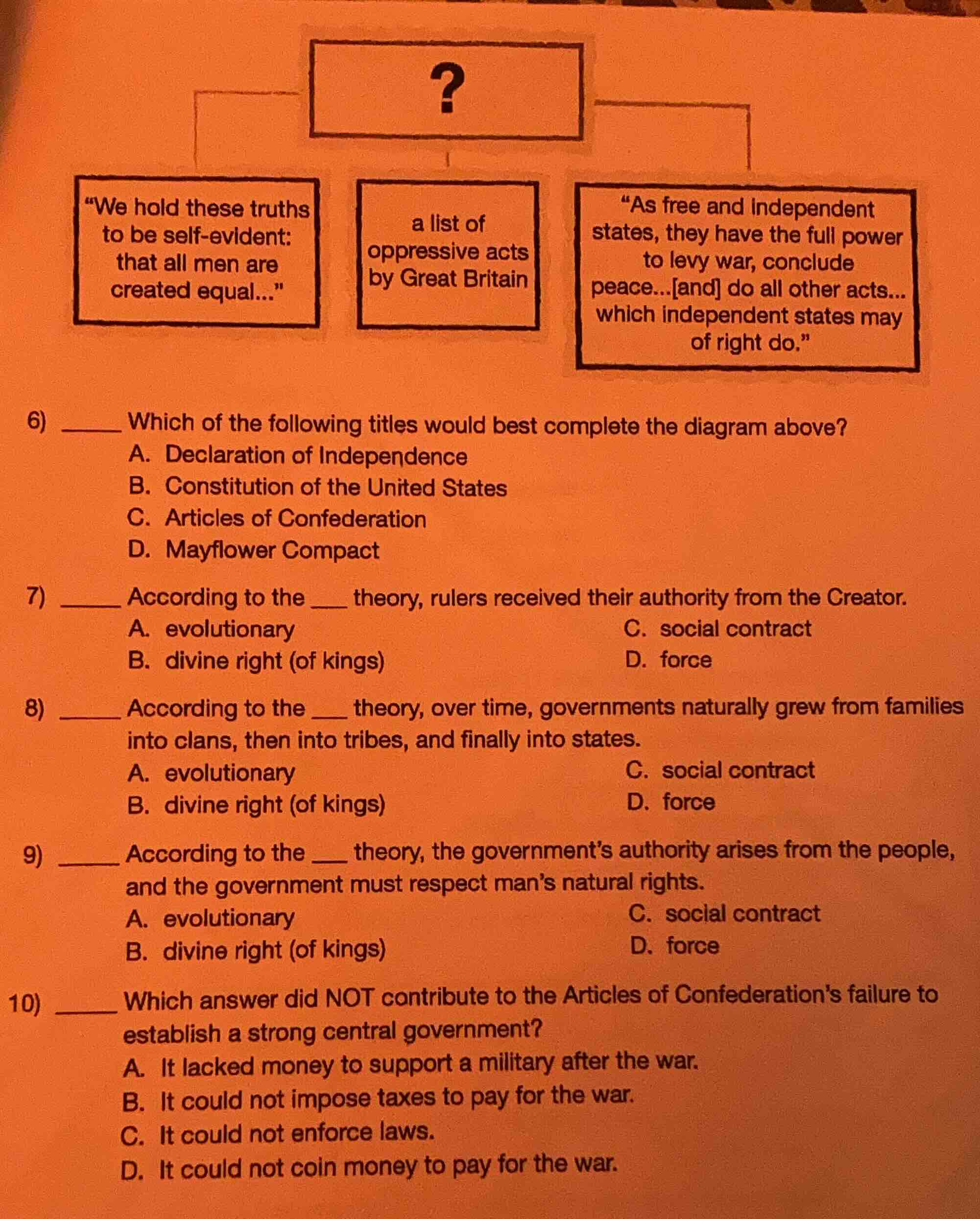 ? \we hold these truths to be self - evident: that all men are created …