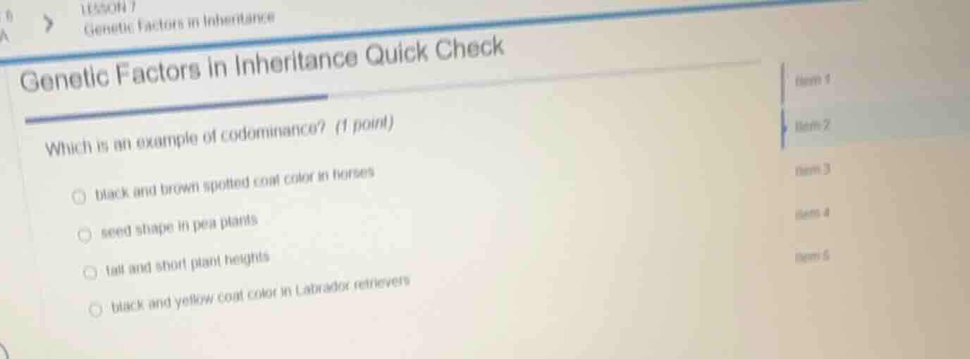 lesson 7 genetic factors in inheritance genetic factors in inheritance …