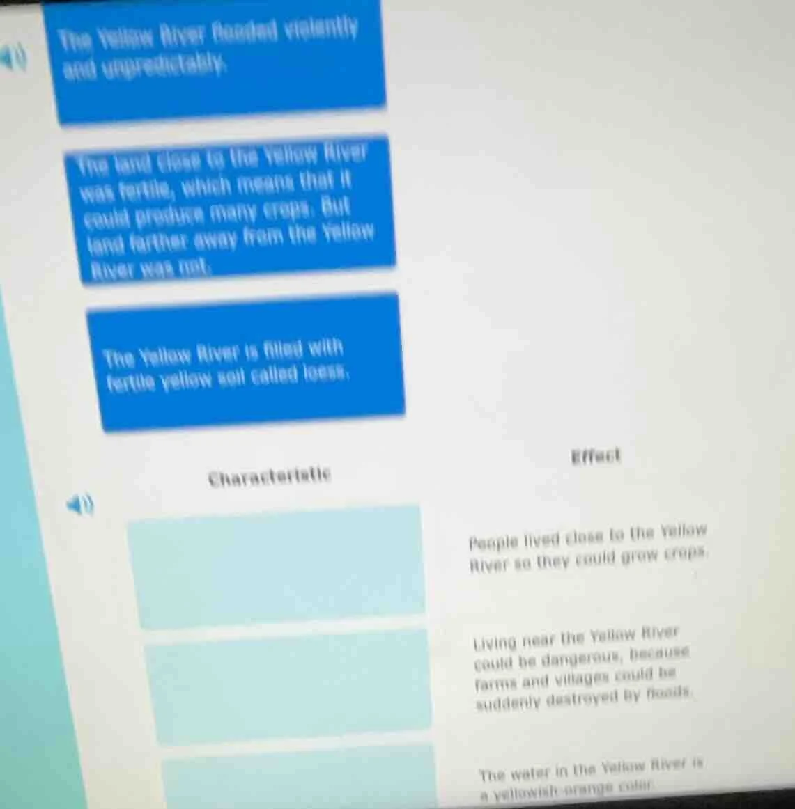 the yellow river flooded violently and unpredictably. the land close to…