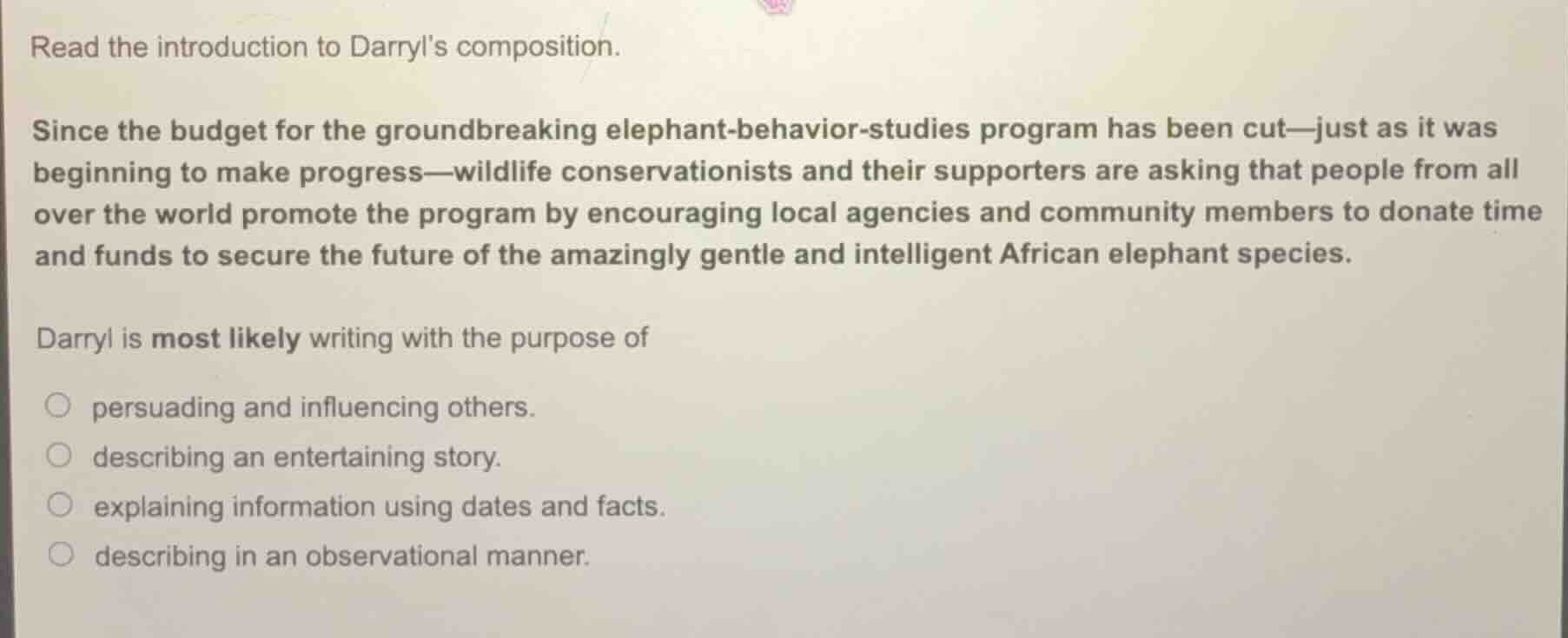 read the introduction to darryl’s composition. since the budget for the…