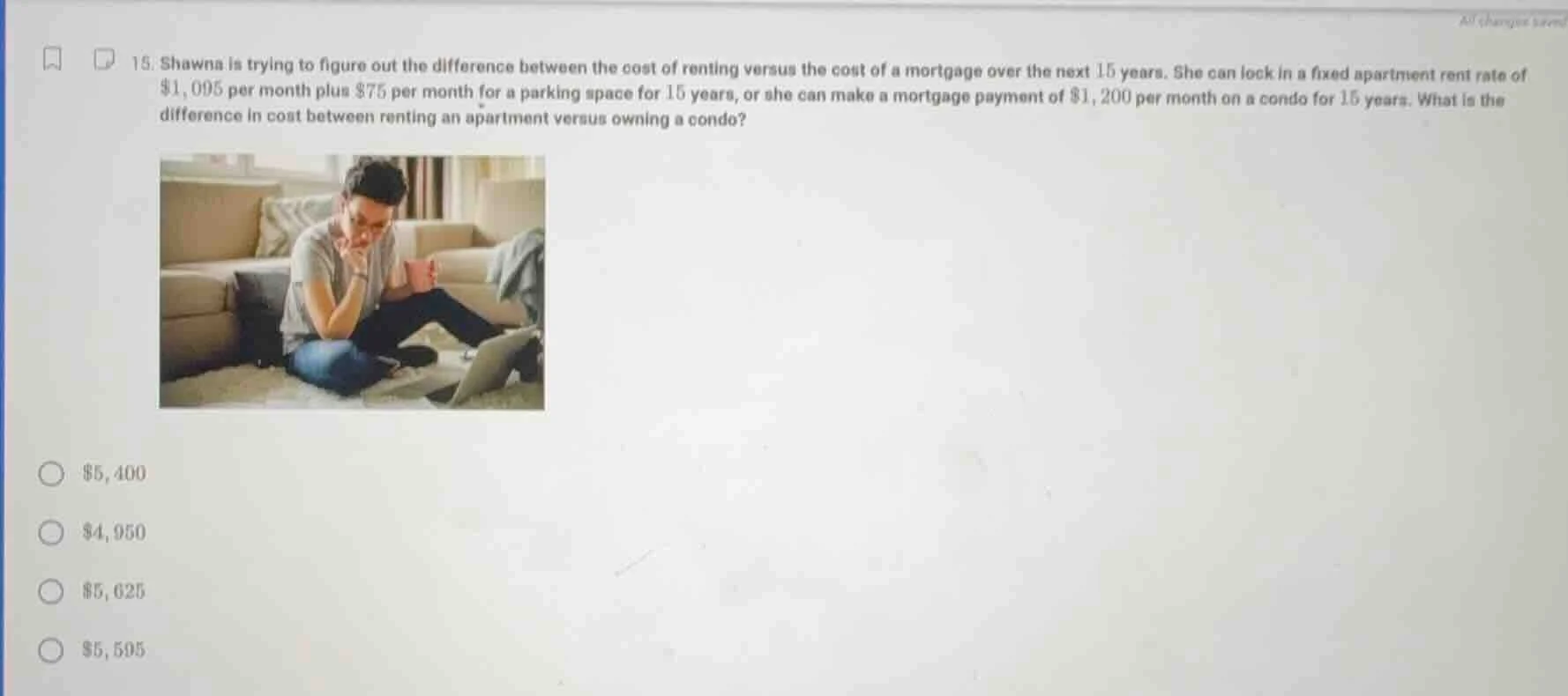 15. shawna is trying to figure out the difference between the cost of r…