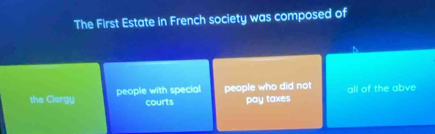 the first estate in french society was composed of the clergy people wi…