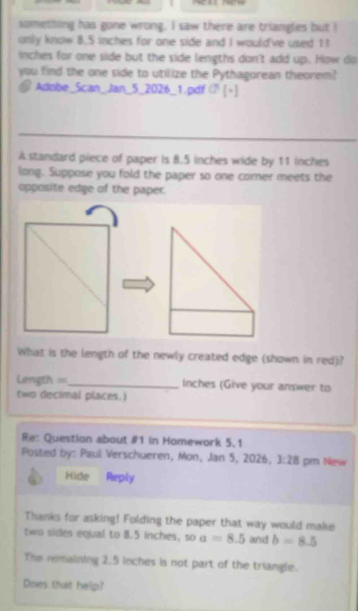 something has gone wrong, i saw there are triangles but i only know 8.5…