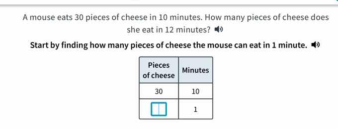 a mouse eats 30 pieces of cheese in 10 minutes. how many pieces of chee…