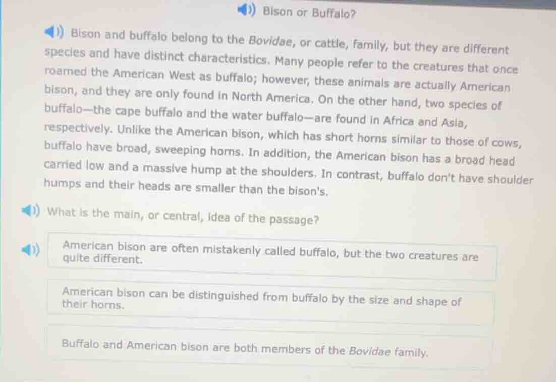 bison or buffalo? bison and buffalo belong to the bovidae, or cattle, f…