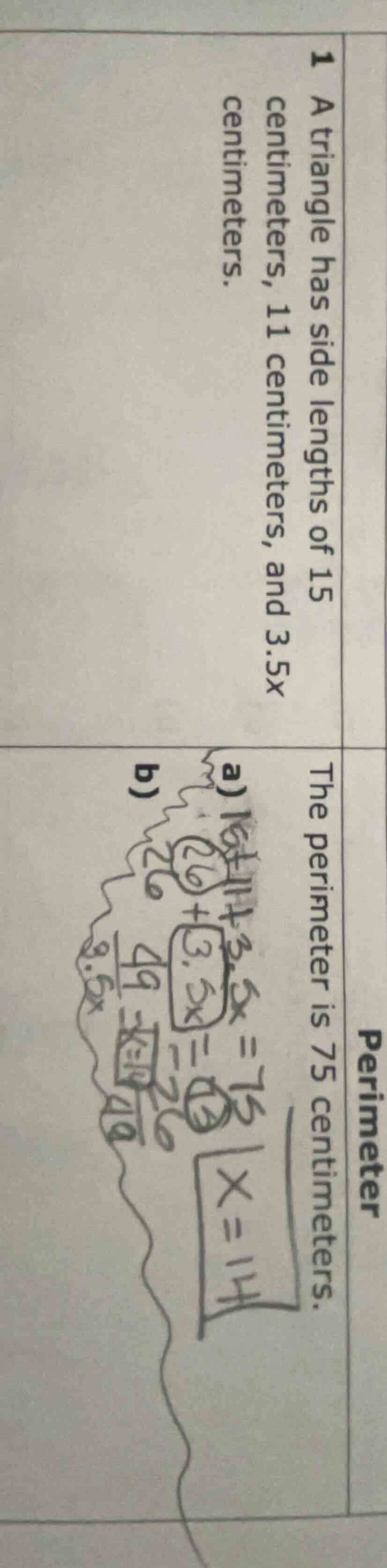 1 a triangle has side lengths of 15 centimeters, 11 centimeters, and 3.…