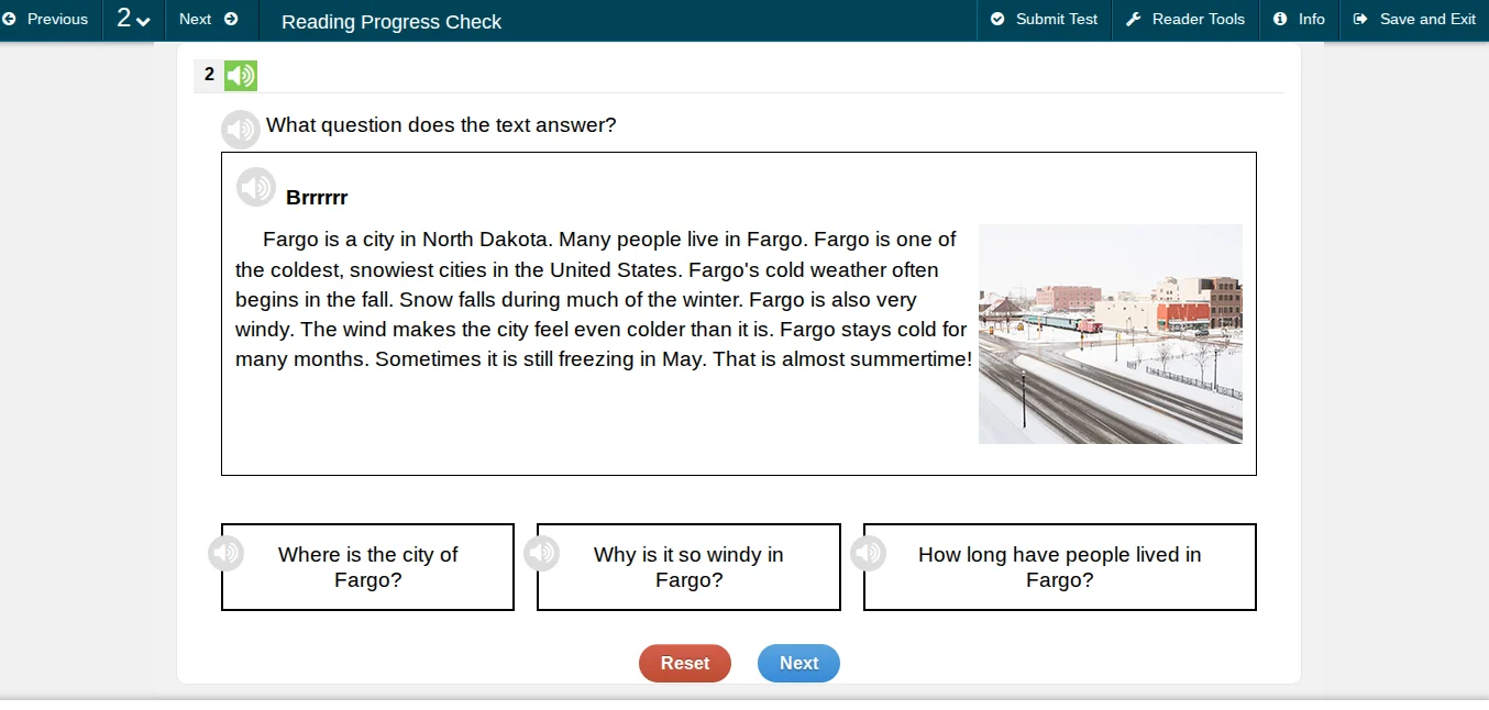 what question does the text answer? brrrrrr fargo is a city in north da…