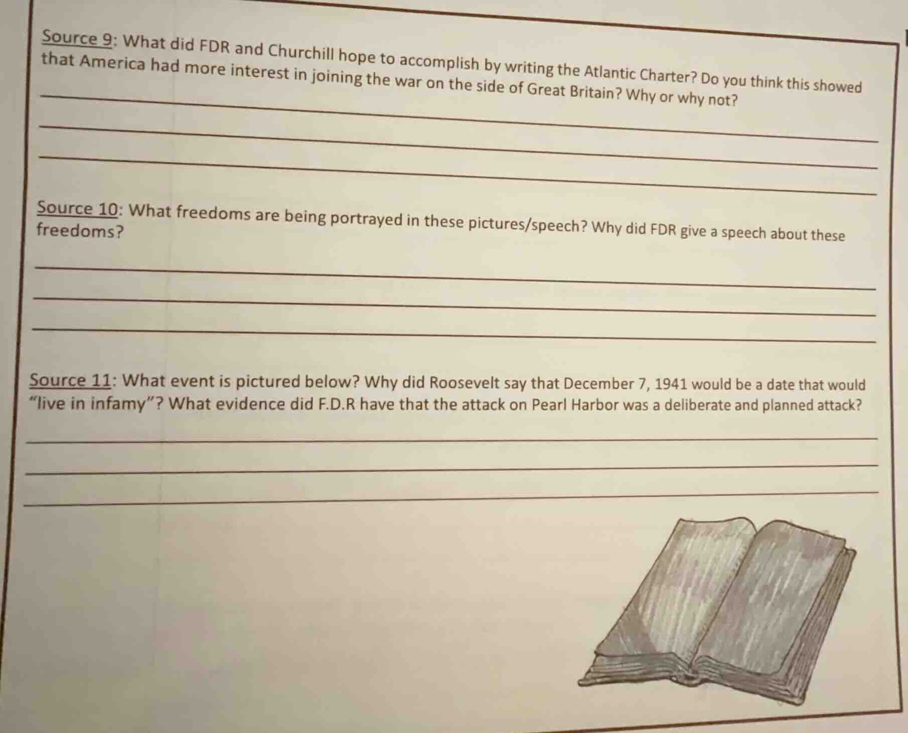 source 9: what did fdr and churchill hope to accomplish by writing the …