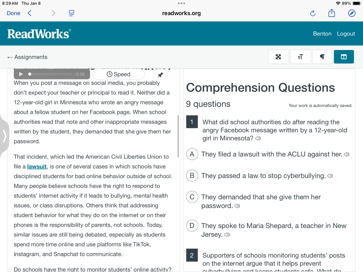 when you post a message on social media, you probably don’t expect your…