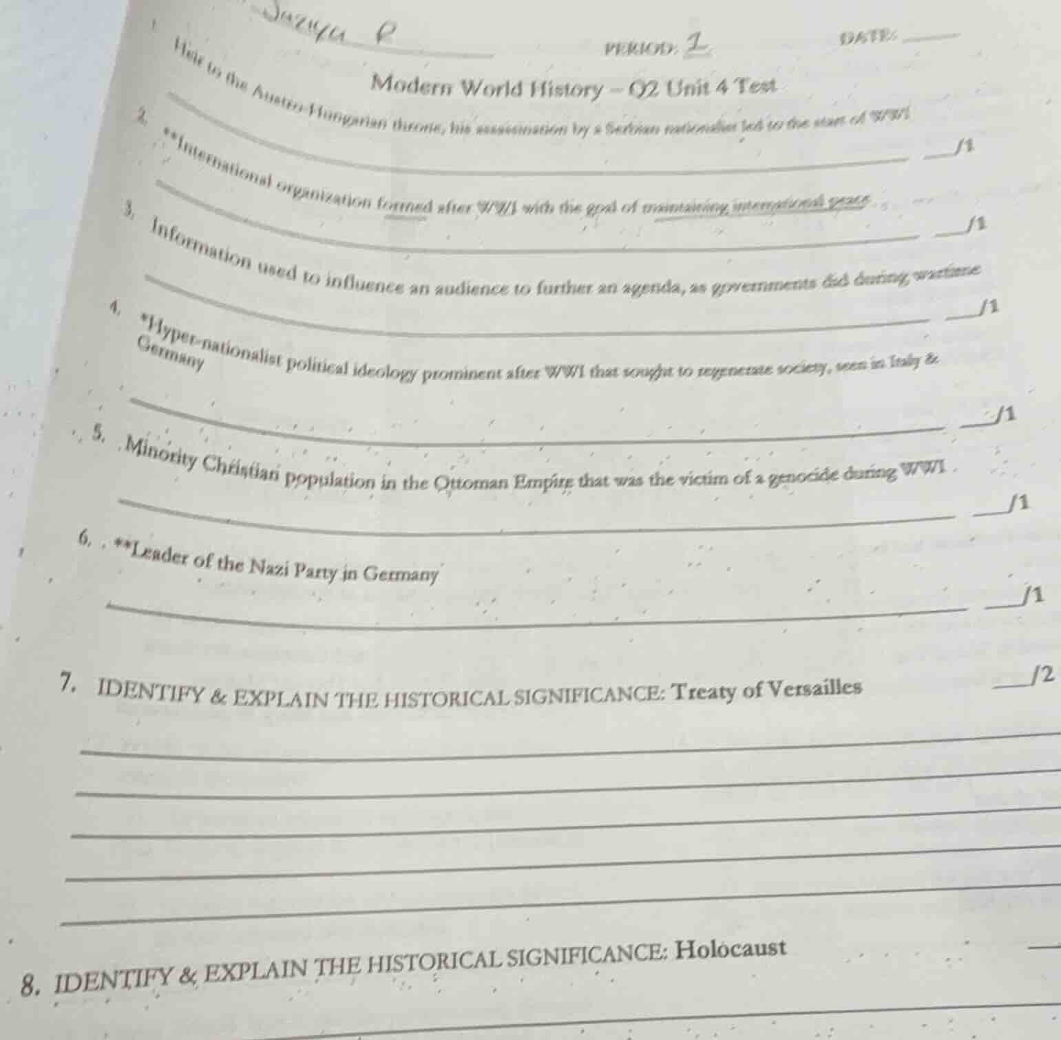 1. heir to the austro - hungarian throne, his assassination by a serbia…