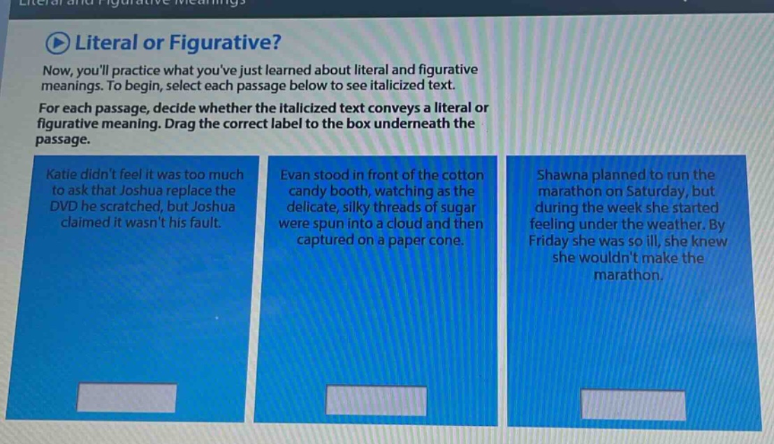 literal or figurative? now, youll practice what youve just learned abou…
