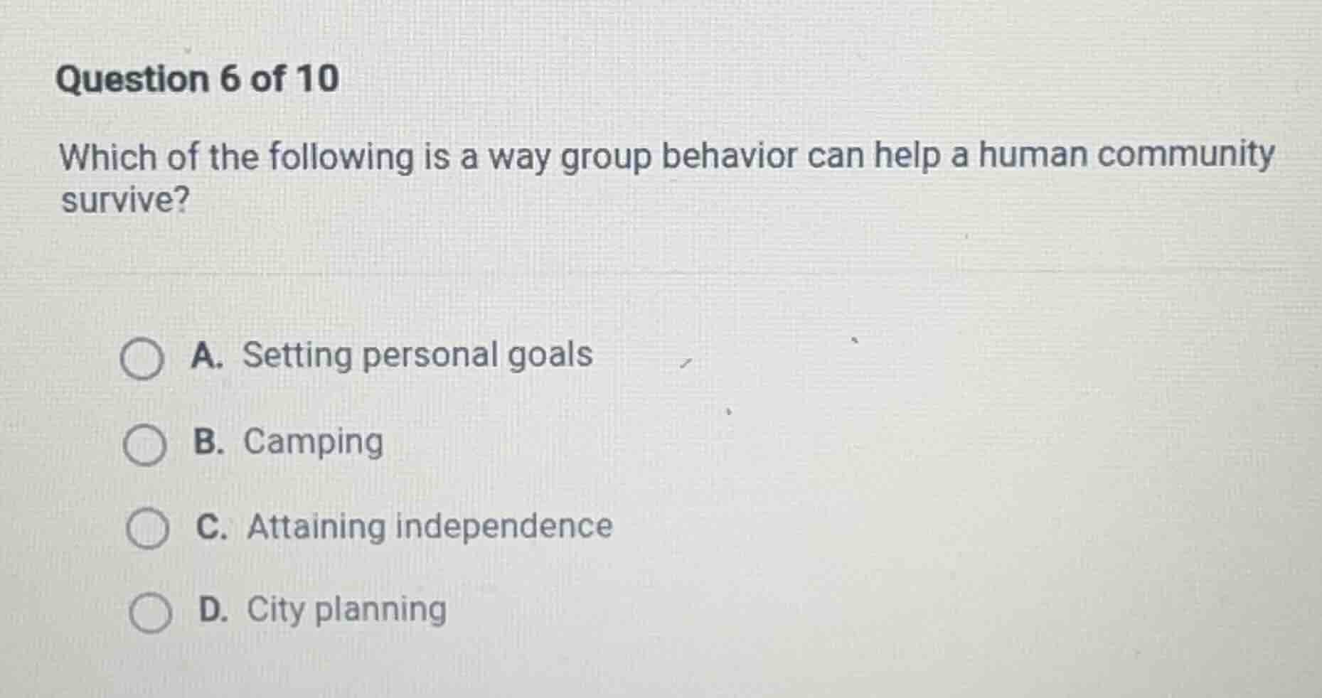 question 6 of 10 which of the following is a way group behavior can hel…