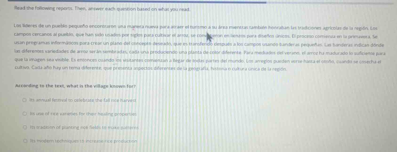read the following reports. then, answer each question based on what yo…