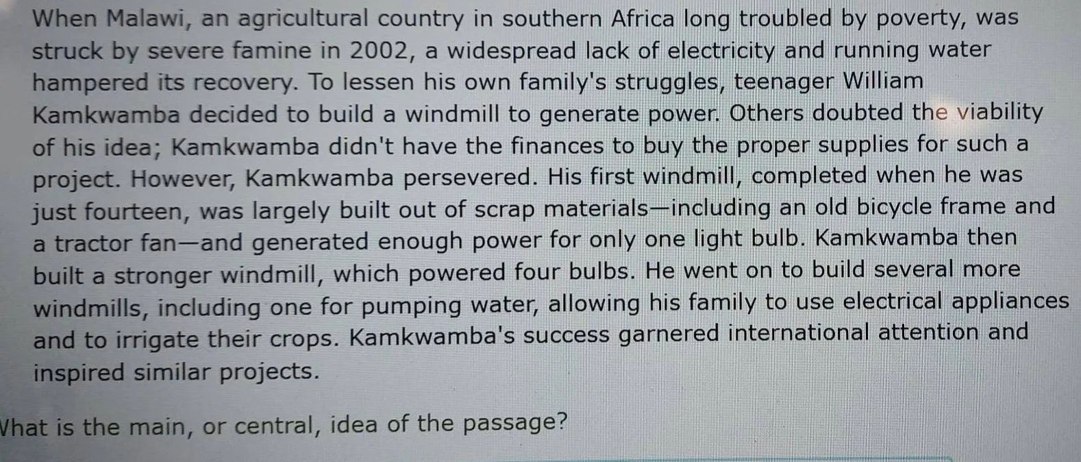 when malawi, an agricultural country in southern africa long troubled b…