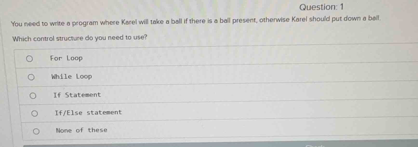 question: 1 you need to write a program where karel will take a ball if…
