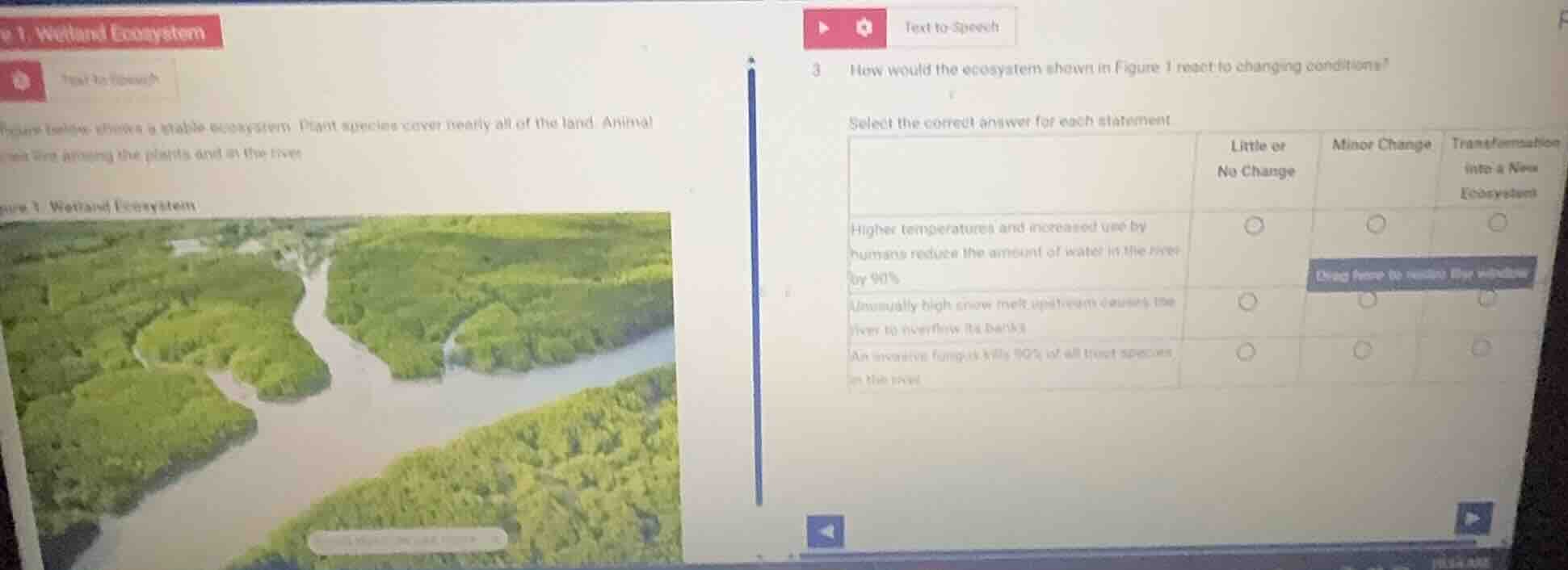 1. wetland ecosystem text to speech figure twelve shows a stable ecosys…