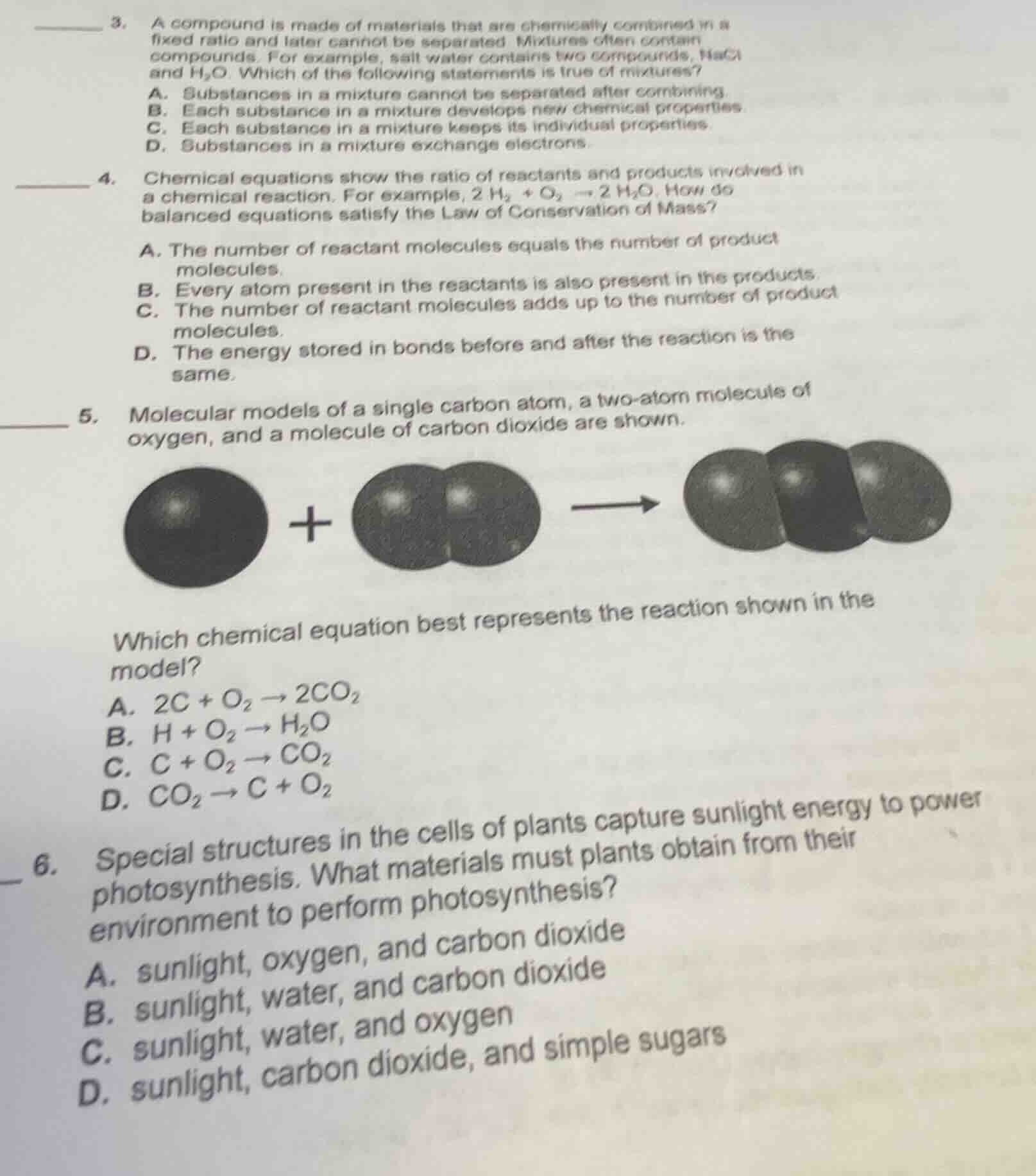 3. a compound is made of materials that are chemically combined in a fi…