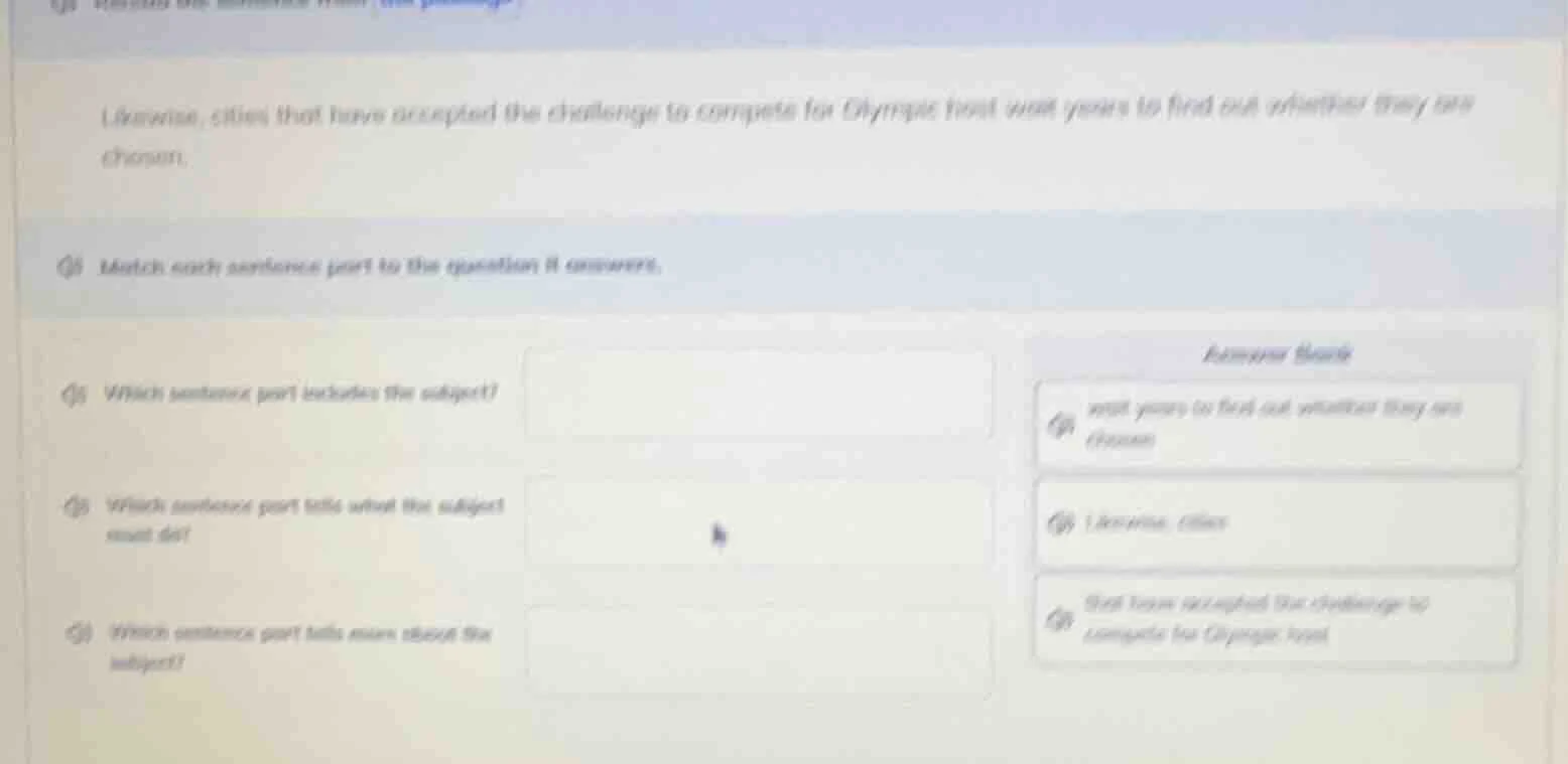 likewise, cities that have accepted the challenge to compete for olympi…