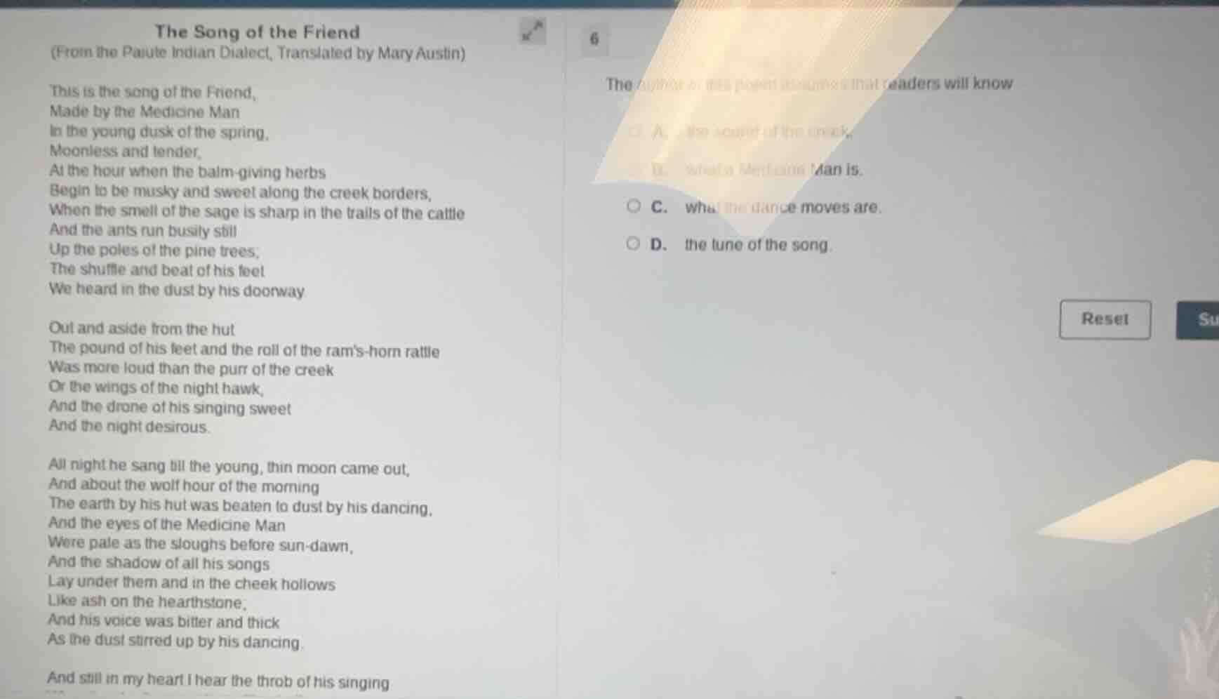 the song of the friend (from the paiute indian dialect, translated by m…