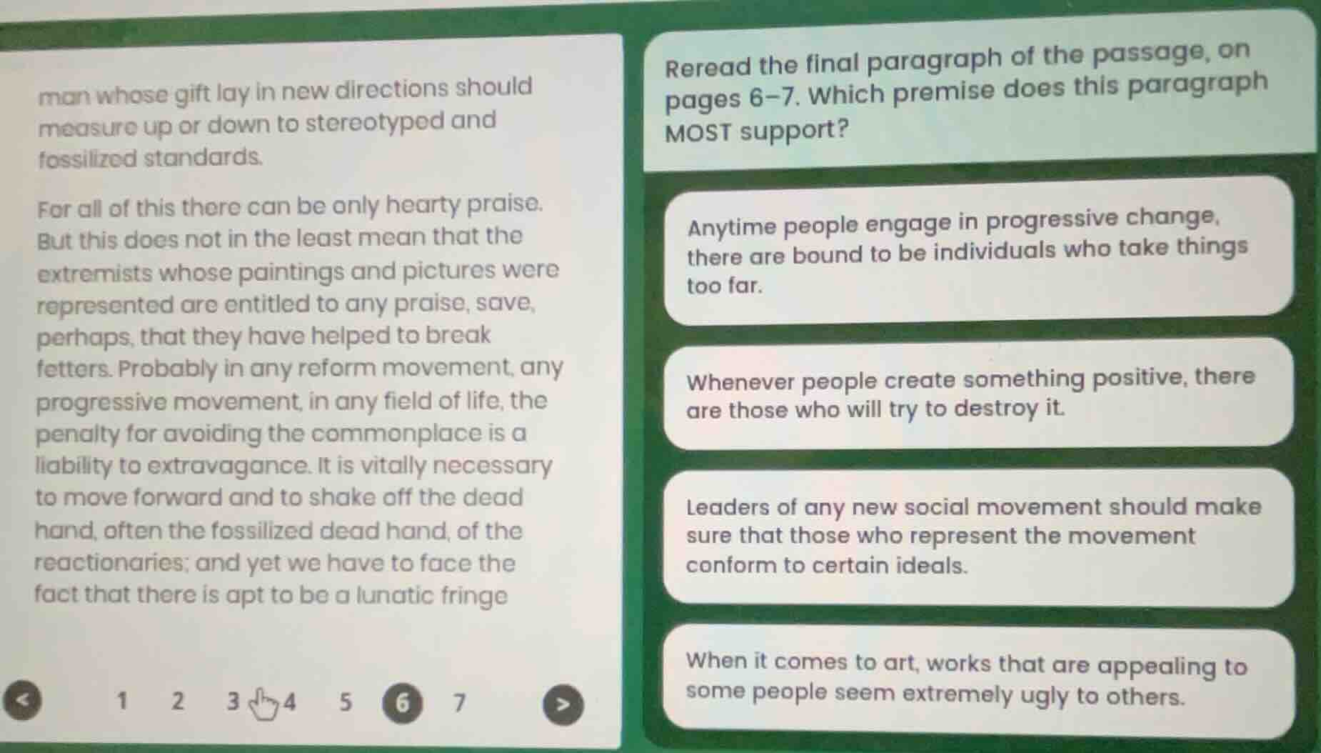 man whose gift lay in new directions should measure up or down to stere…