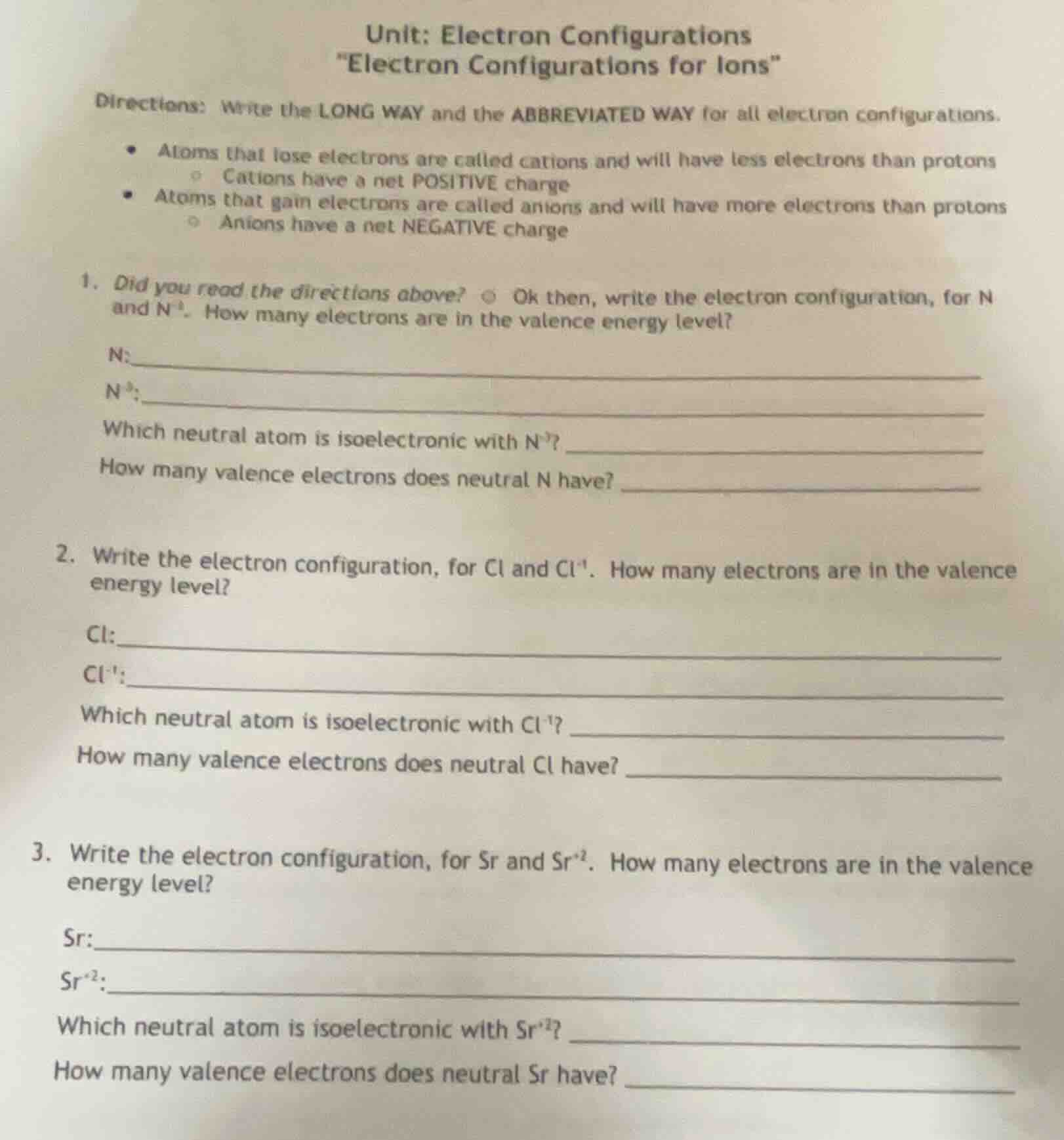 unit: electron configurations \electron configurations for ions\ direct…