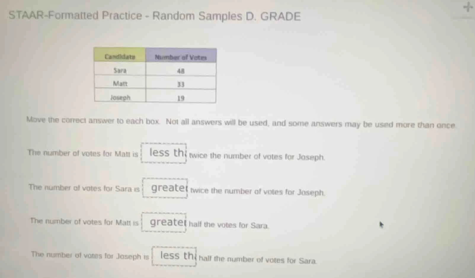 staar-formatted practice - random samples d. grade candidates\tnumber o…