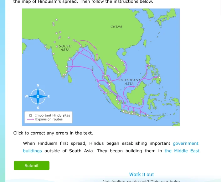 the map of hinduisms spread. then follow the instructions below. click …