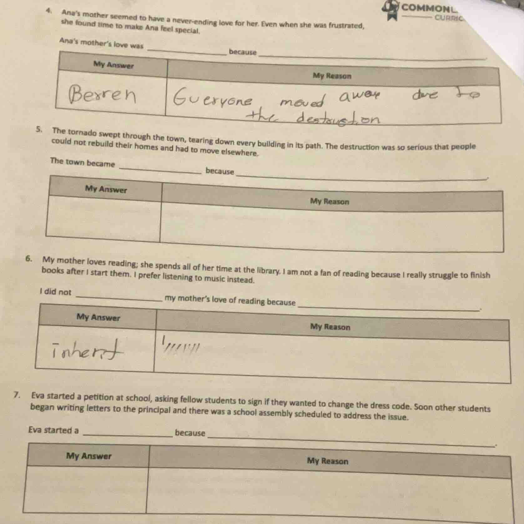 4. ana’s mother seemed to have a never - ending love for her. even when…