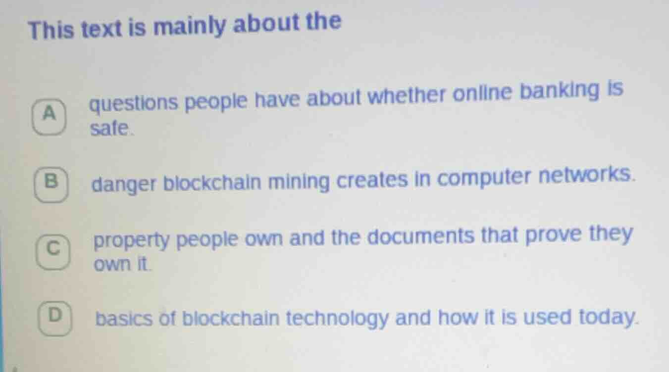 this text is mainly about the a questions people have about whether onl…