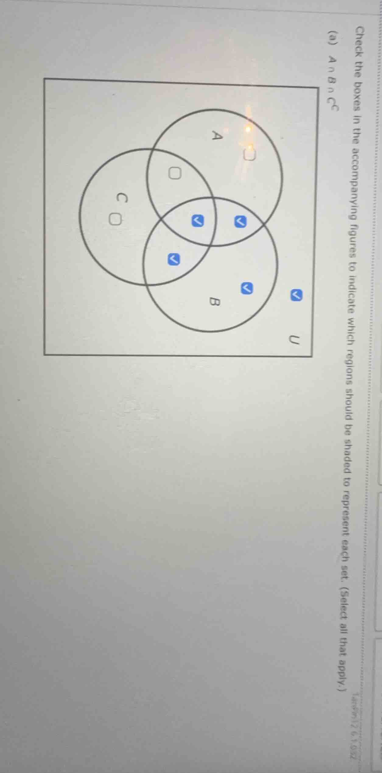 check the boxes in the accompanying figures to indicate which regions s…