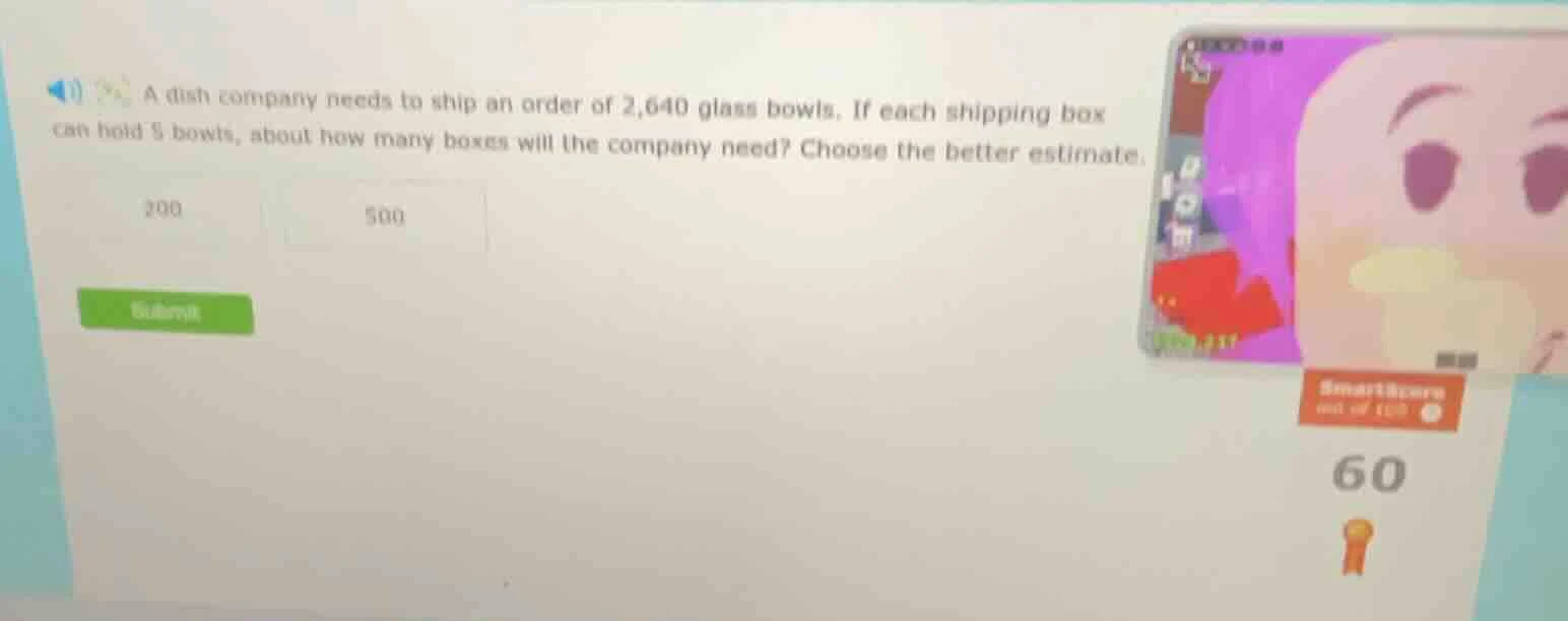 a dish company needs to ship an order of 2,640 glass bowls. if each shi…