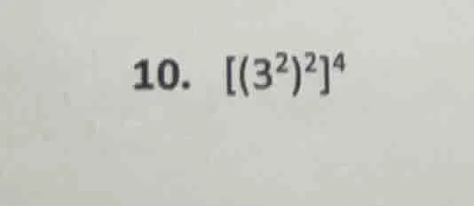 10. (3²)²⁴