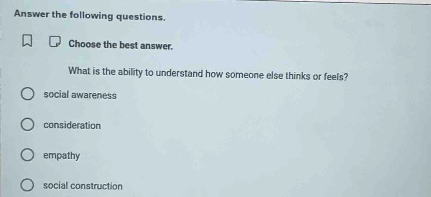 answer the following questions. choose the best answer. what is the abi…