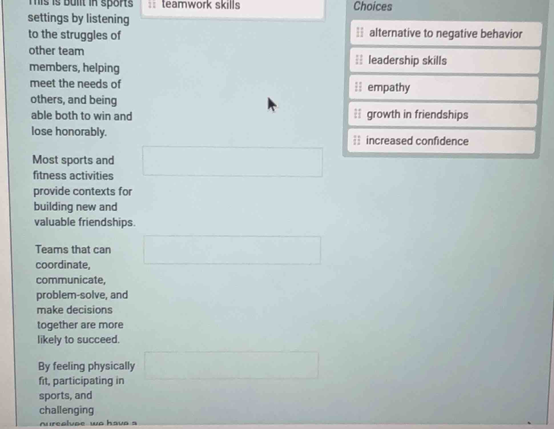 this is built in sports settings by listening to the struggles of other…