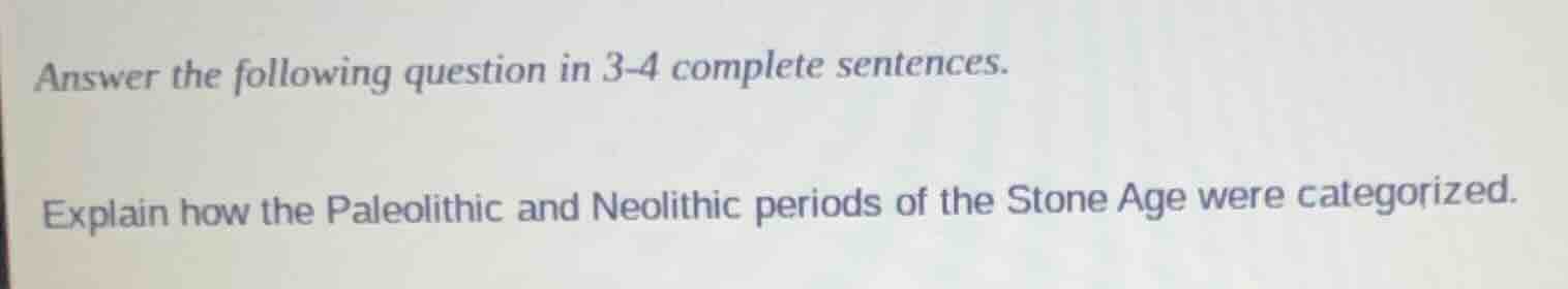 answer the following question in 3-4 complete sentences. explain how th…