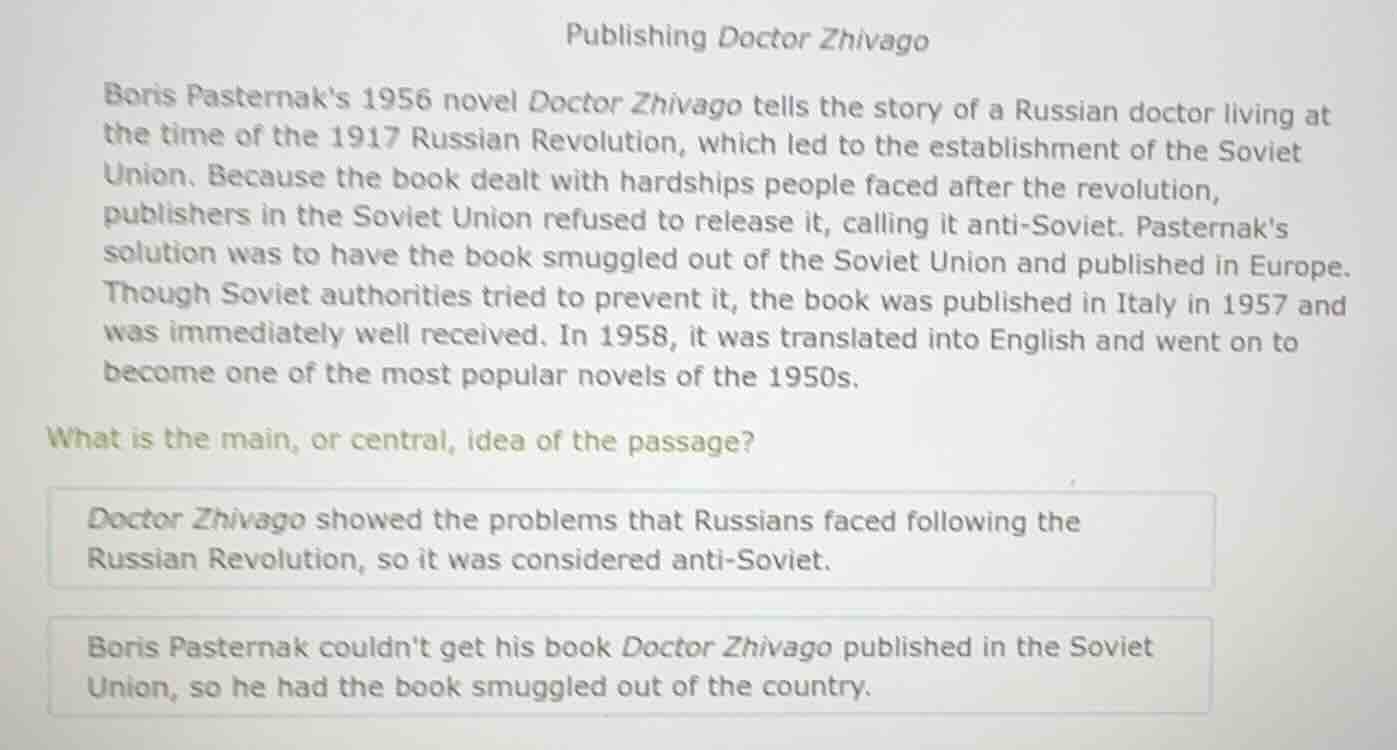 publishing doctor zhivago boris pasternaks 1956 novel doctor zhivago te…