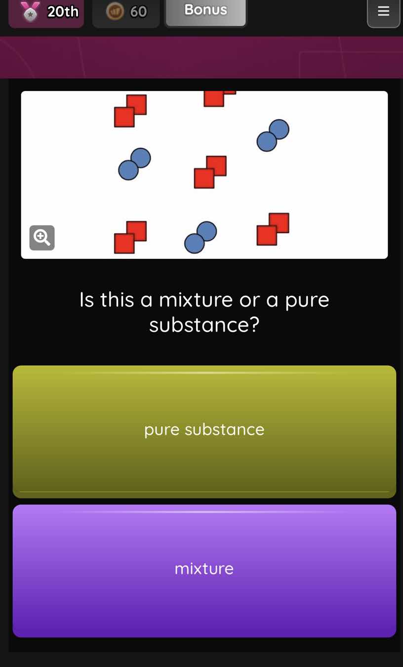 is this a mixture or a pure substance? pure substance mixture