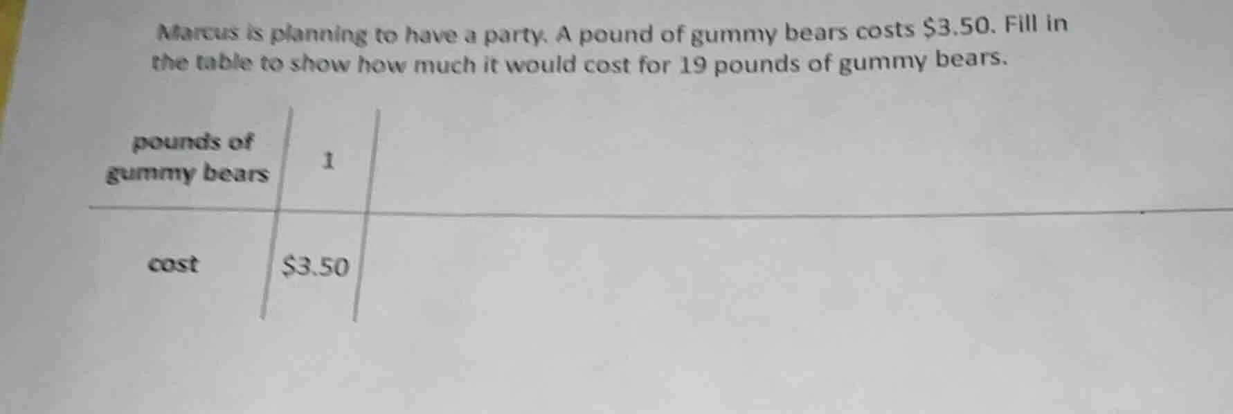 marcus is planning to have a party. a pound of gummy bears costs $3.50.…