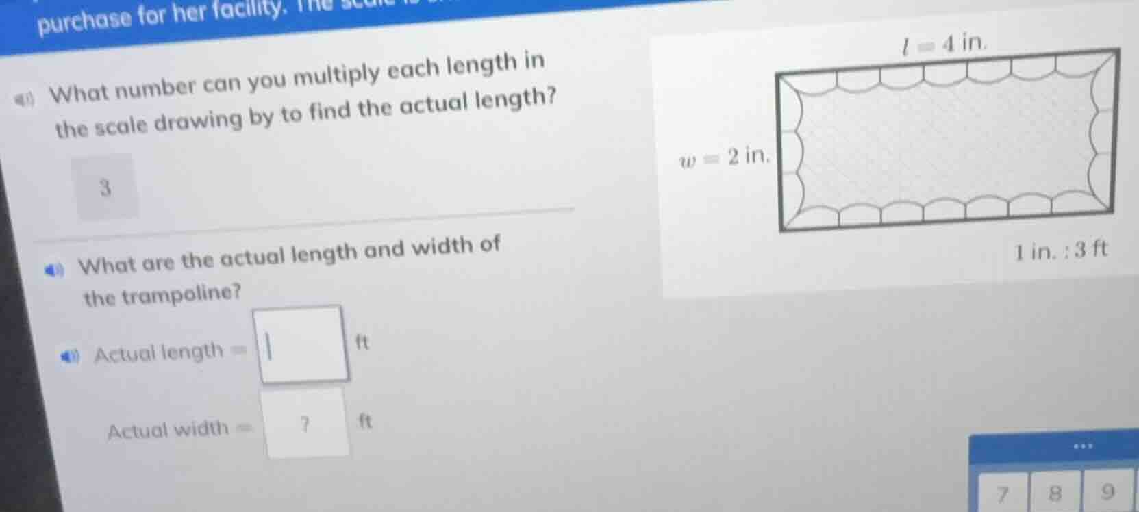 purchase for her facility. (3) what number can you multiply each length…