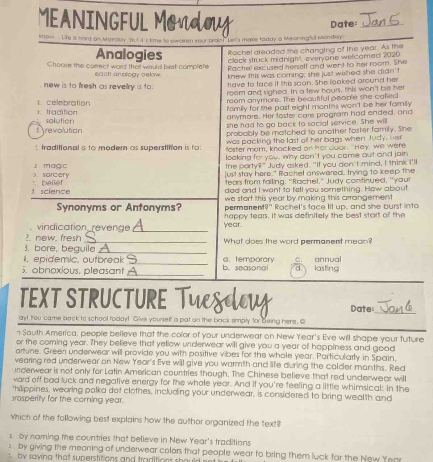 meaningful monday date: jan 5 know. life is hard on monday, but its tim…