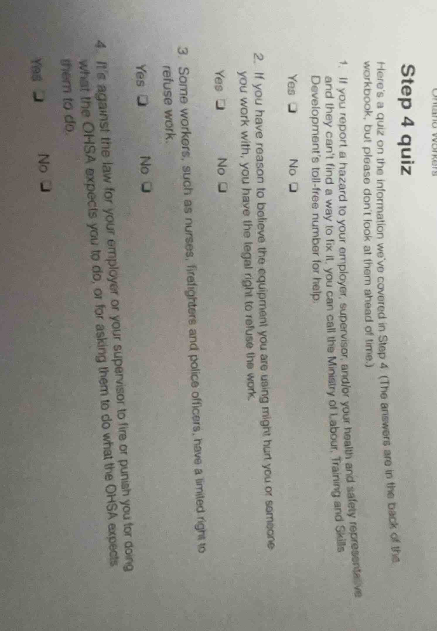 step 4 quiz here’s a quiz on the information we’ve covered in step 4. (…