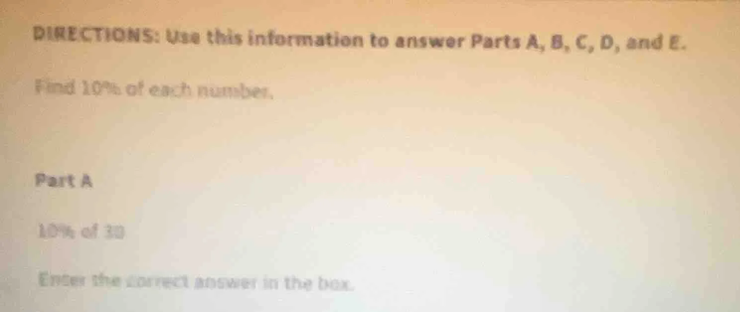 directions: use this information to answer parts a, b, c, d, and e. fin…